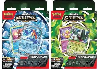 Deluxe Battle Deck: Quaquaval ex/Meowscarada ex (Set of 2)