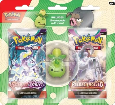 Pokémon TCG: Back to School Eraser Blister (Smoliv)