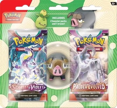 Pokémon TCG: Back to School Eraser Blister (Lechonk)