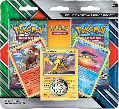 2-Pack Blister Pack (Raikou, Entei, & Suicune)