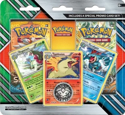 2-Pack Blister Pack (Meganium, Typhlosion & Feraligatr)