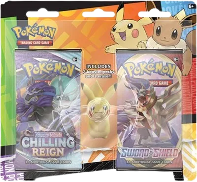Pokémon TCG: Back to School Eraser Blister (Pikachu)