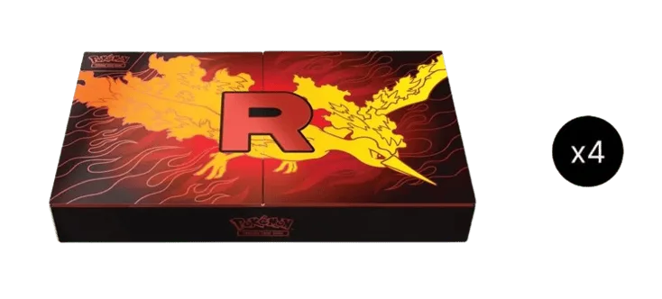 Team Rocket's Moltres ex Ultra-Premium Collection Case