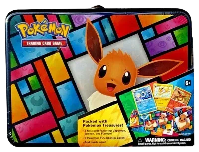 Eevee Pokémon Treasure Chest Tin
