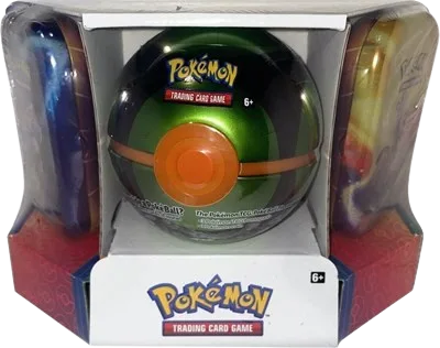 Pokémon - Poké Ball Tin + 2 Kanto Power Mini Tins - Dusk Ball