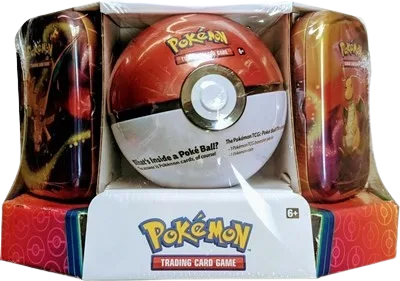 Pokémon - Poké Ball Tin + 2 Kanto Power Mini Tins - Poké Ball
