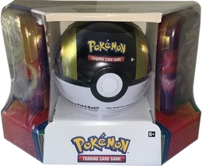 Pokémon - Poké Ball Tin + 2 Kanto Power Mini Tins - Ultra Ball