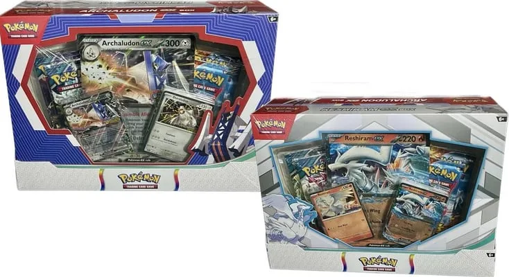 Reshiram & Archaludon ex Box (Set of 2)