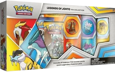 Legends of Johto Pin Collection